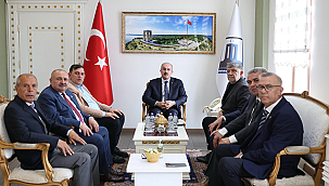 GÖKÇEADA HEYETİNDEN VALİ TORAMAN'A ZİYARET