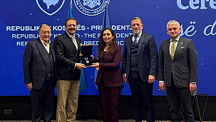 HİSARCIKLIOĞLU'NA KOSOVA'DAN EN ÜST DÜZEY DEVLET MADALYASI