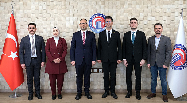 İLHAMİ GİRAY ŞAHİN'DEN REKTÖR ERENOĞLU'NA ZİYARET