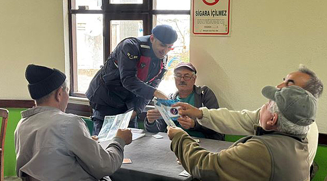 JANDARMADAN KÖYLERDE DOLANDIRICILIK VE HIRSIZLIK UYARISI