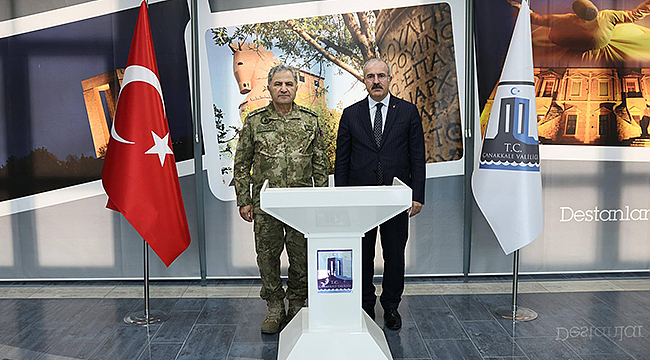 KARA KUVVETLERİ KOMUTANI ORGENERAL TOKEL'DEN VALİ TORAMAN'A ZİYARET