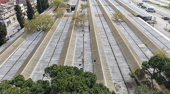 PAZAR YERİNDE TEMİZLİK VE BAKIM ÇALIŞMALARI SÜRÜYOR