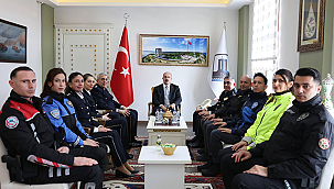 POLİS HAFTASI'NDA ANLAMLI ZİYARET