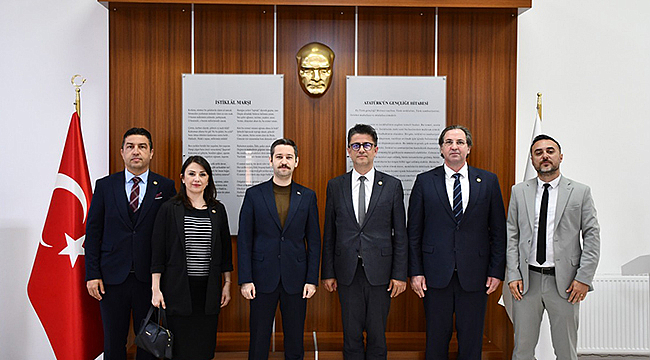 REKTÖR ERENOĞLU'NDAN YENİCE KAYMAKAMI MEHMET CAN İRDELP'E ZİYARET