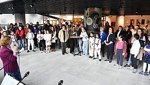 "SANAT VARSA İNSANLIK VAR" SERGİSİ AÇILDI