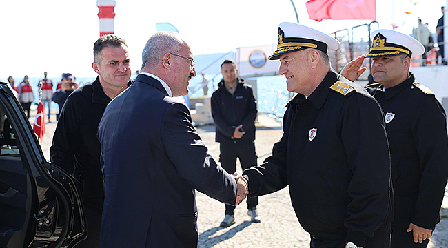 TCSG GÜVEN GEMİSİ ÇANAKKALE'DE ZİYARETE AÇILDI