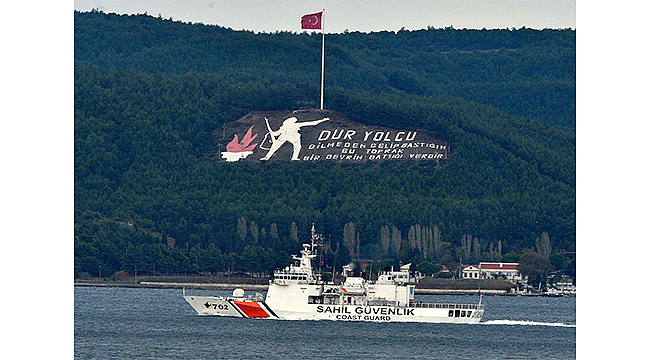 TCSG GÜVEN GEMİSİ ÇANAKKALE'DE ZİYARETE AÇILIYOR