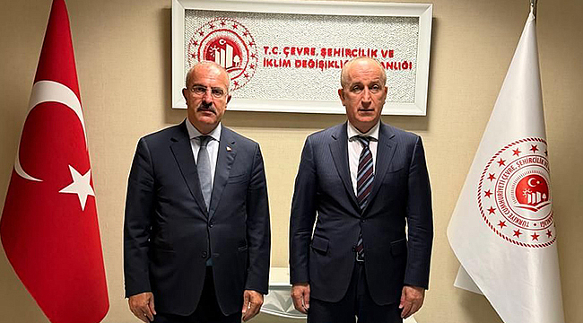 VALİ TORAMAN'DAN BAKAN YARDIMCISI ÖMER BULUT'A ZİYARET