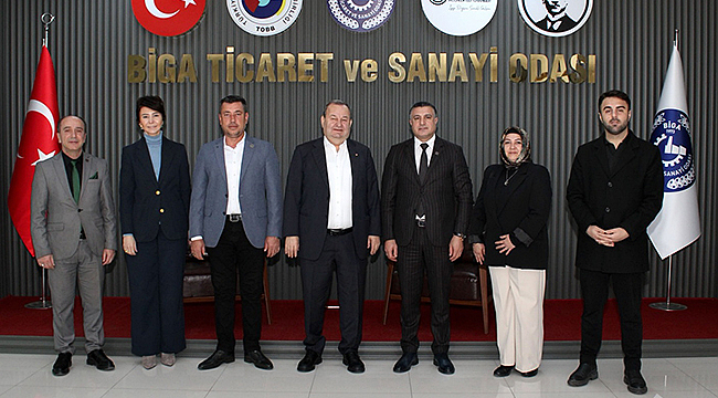 YENİDEN REFAH PARTİSİ'NDEN BİGA TSO'YA ZİYARET