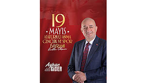 "19 MAYIS ATATÜRK'Ü ANMA, GENÇLİK VE SPOR BAYRAMIMIZ KUTLU OLSUN"