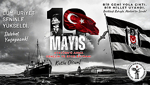 1903 ÇANAKKALE BEŞİKTAŞLILAR DERNEĞİ'NDEN 19 MAYIS MESAJI