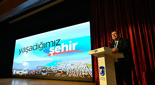 BAŞKAN ERKEK, 'YAŞADIĞIMIZ ŞEHİR'İ ANLATTI