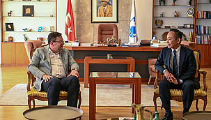 BAŞKONSOLOS IWAMA'DAN BAŞKAN ERKEK'E ZİYARET