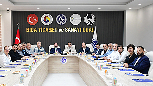 BİGA'DA YATIRIM VE KALKINMA GÖRÜŞMESİ
