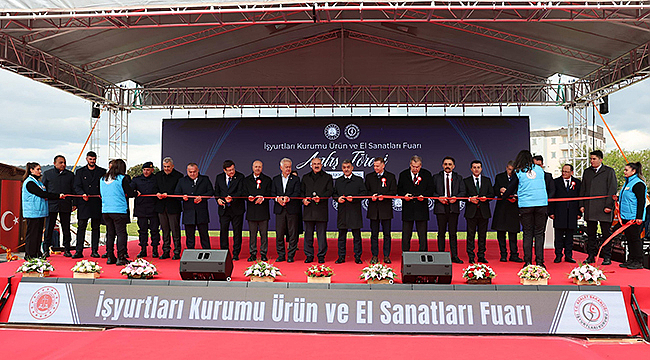 ÇANAKKALE'DE "İŞYURTLARI ÜRÜN VE EL SANATLARI FUARI" AÇILDI