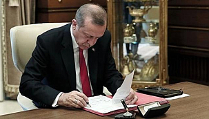 CUMHURBAŞKANI ERDOĞAN'IN İMZASIYLA YENİ ATAMALAR RESMİ GAZETE'DE YAYIMLANDI
