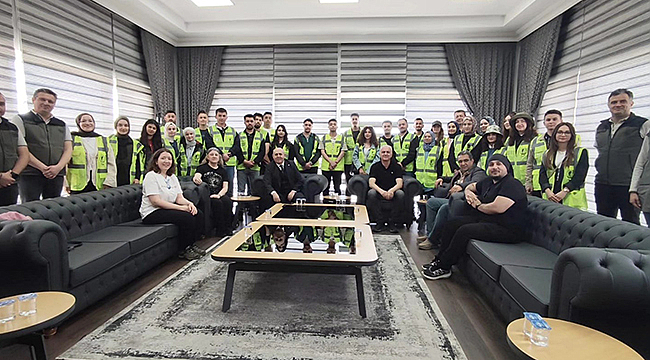 GENÇ MÜHENDİS ADAYLARI ÇANAKKALE'DE SAHAYA İNDİ