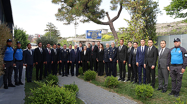 İÇİŞLERİ BAKAN YARDIMCISI ALİ ÇELİK'TEN DENİZ POLİSİ EĞİTİM MERKEZİ'NE ZİYARET