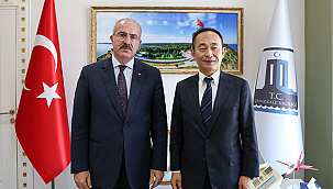 JAPONYA İSTANBUL BAŞKONSOLOSU IWAMA RYOJİ'DEN VALİ TORAMAN'A ZİYARET