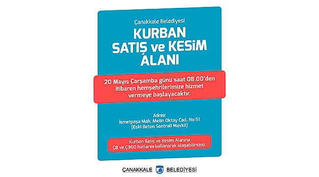 KURBAN SATIŞ VE KESİM ALANINA İLİŞKİN BİLGİLENDİRME VE ÖNEMLİ DUYURULAR