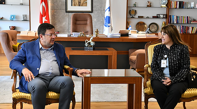 LÖSEV'Lİ GENÇLERDEN BAŞKAN ERKEK'E ZİYARET