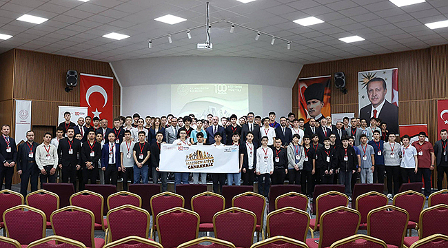 "MAZİDEN ATİYE ÇANAKKALE" PROJESİ KAPSAMINDA ÖĞRENCİLER ÇANAKKALE'DE AĞIRLANDI