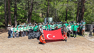 "ORMAN BENİM" ETKİNLİĞİNDE YEŞİL VATAN İÇİN TEMİZLİK SEFERBERLİĞİ