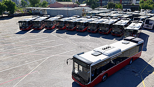 YENİ OTOBÜSLER HİZMETE BAŞLADI