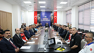 AFET TATBİKATI MASAYA YATIRILDI