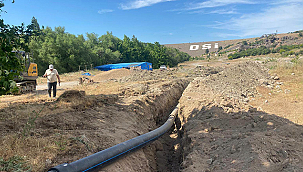 AYVACIK'TA 30 KÖYE KESİNTİSİZ İÇME SUYU SAĞLAYACAK DEV PROJE DEVAM EDİYOR