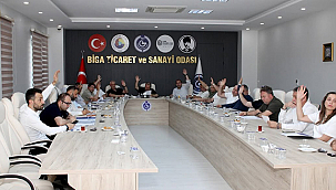 BİGA TSO MECLİSİ HAZİRAN AYINDA TOPLANDI