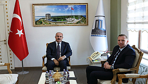 CUMHURİYET BAŞSAVCISI GÜRDOĞAN'DAN VALİ TORAMAN'A VEDA ZİYARETİ