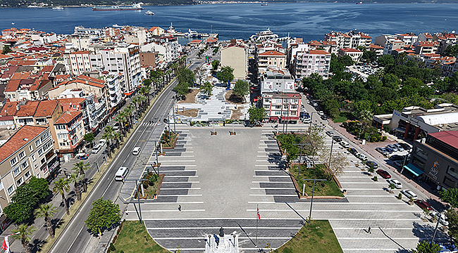 CUMHURİYET MEYDANI 2. ETAP DÜZENLEME ÇALIŞMALARINDA SONA GELİNDİ
