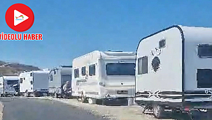 GÜZELYALI'DA KARAVAN YOĞUNLUĞU TEPKİ ÇEKİYOR