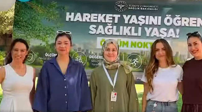 "HAREKET YAŞINI ÖĞREN, SAĞLIKLI YAŞA" KAMPANYASI BAŞLIYOR