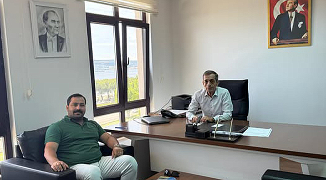 KENT KONSEYİ BAŞKANI FIRAT'TAN İL GENEL MECLİS ÜYESİ ÖNDER'E ZİYARET
