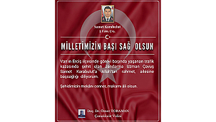MİLLETİMİZİN BAŞI SAĞ OLSUN 