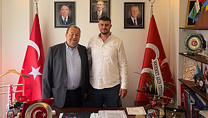 ŞADAN DOĞAN'DAN MHP İL BAŞKANI ALTINKAYA'YA HAYIRLI OLSUN ZİYARETİ