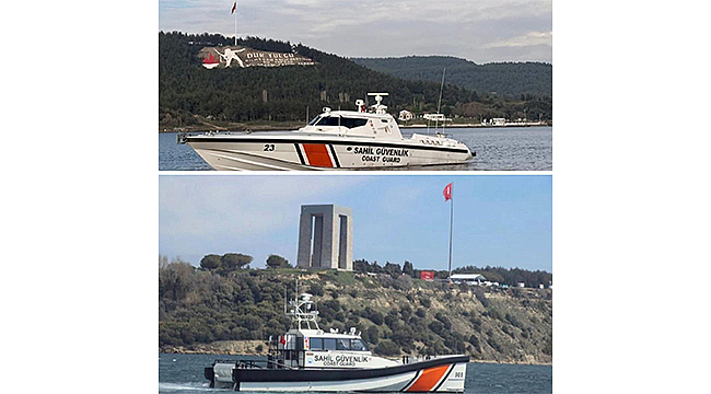 SAHİL GÜVENLİK GEMİLERİ ÇANAKKALE VE BOZCAADA'DA ZİYARETE AÇILIYOR