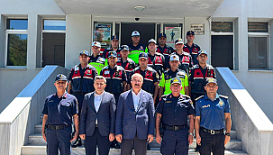 VALİ TORAMAN, BAYRAMİÇ İLÇE JANDARMA KOMUTANLIĞINI ZİYARET ETTİ