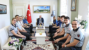 VALİ TORAMAN, ÖZEL GÜVENLİK PERSONELİNİ KABUL ETTİ