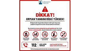 VALİLİKTEN ORMAN YANGINI UYARISI: RİSK ÇOK YÜKSEK
