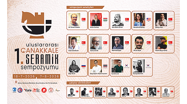 1. ULUSLARARASI SERAMİK SEMPOZYUMU BAŞLIYOR!