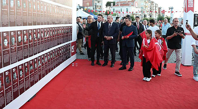 15 TEMMUZ ANMA ÇADIRI ZİYARETE AÇILDI