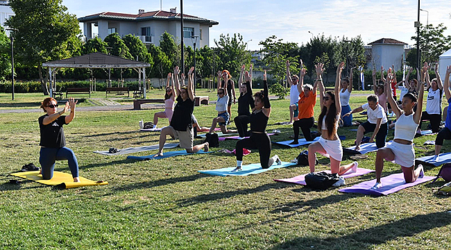 AÇIK HAVA YOGA ETKİNLİKLERİ BAŞLADI