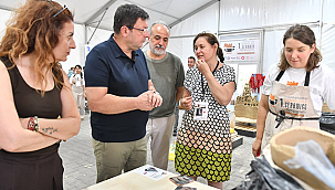 BAŞKAN ERKEK, ULUSLARARASI SERAMİK SEMPOZYUMU ÇALIŞMALARINI İNCELEDİ