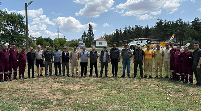 BÖLGE MÜDÜRÜ DEMİRCİ'DEN YANGIN EKİPLERİNE MORAL ZİYARETİ