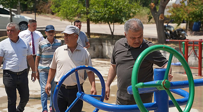 ÇAN BELEDİYESİ PARK VE SOSYAL YAŞAM ALANLARINDAKİ ÇALIŞMALARINI SÜRDÜRÜYOR