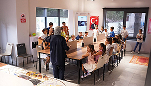 ÇAN'DA ÇOCUKLAR KÜLTÜR EVİNDE ÖĞRENEREK ÜRETİYOR