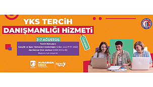 ÇANAKKALE'DE YKS TERCİH DÖNEMİNDE ÜCRETSİZ DANIŞMANLIK HİZMETİ